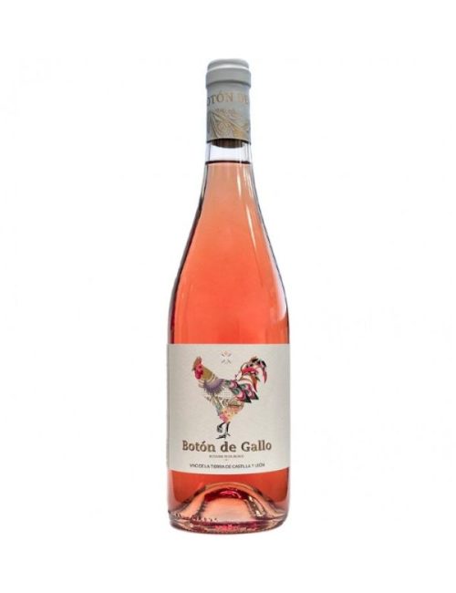Botón de Gallo Rosado Ecológico